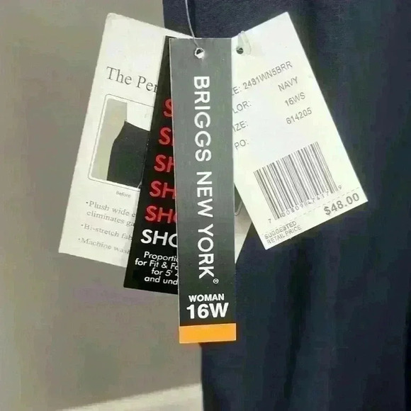 Women’s Navy Dress Pants | Ladies Dress Pants - Picture 3 of 5